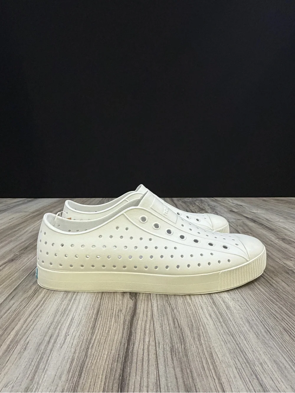 Native Shoes Jefferson Shell White Slip On EVA Sneakers Mens 11 EU 45 NEW